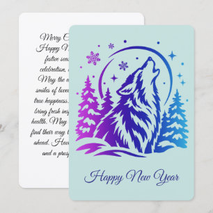 Winter-themed invitation