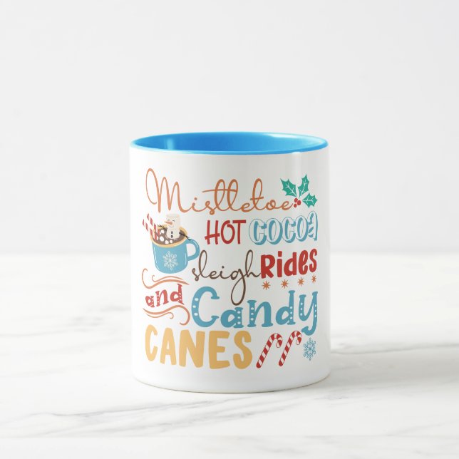 winter-themed  mug (Center)