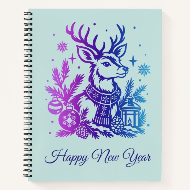 Winter-themed notebook (Front)