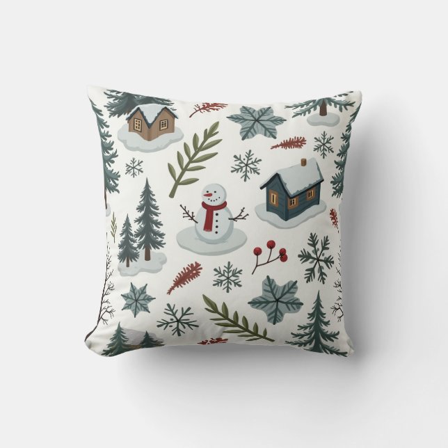 WINTER THROW PILLOW (Front)