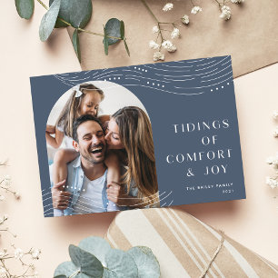 Winter Tidings   Single Photo Holiday Card