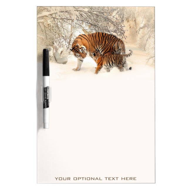 Winter Tigers custom message board (Front)