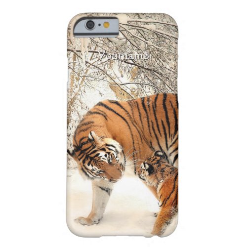 Winter Tigers custom monogram cases