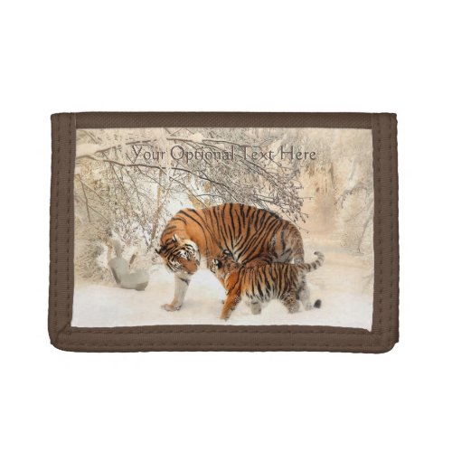 Winter Tigers custom wallets