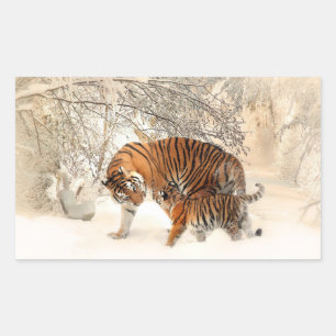 Winter Tigers stickers