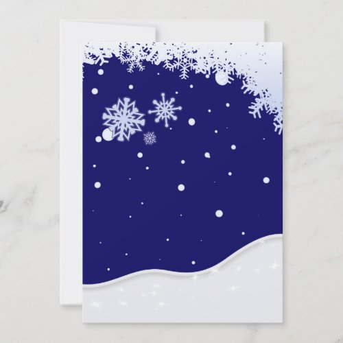 Winter Time Invitations