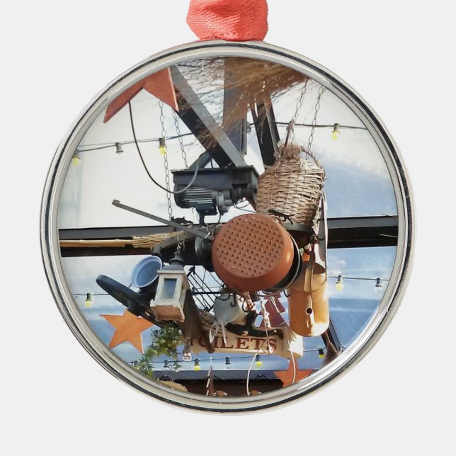 Winter Time Metal Ornament (Front)