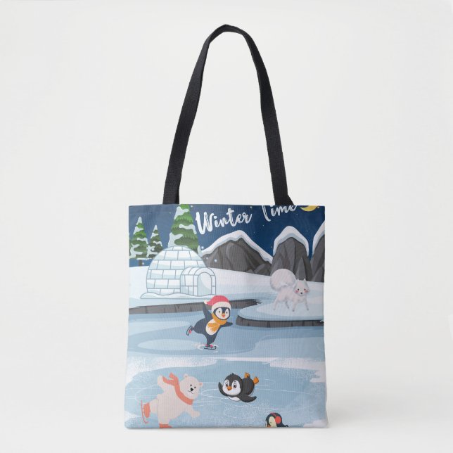 Winter Time Tote Bag (Front)