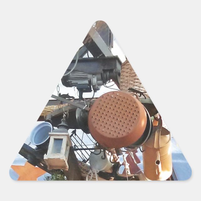 Winter Time Triangle Sticker (Front)