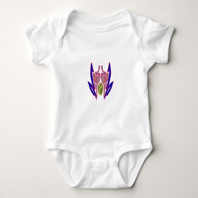 Winter Timings Beautiful Amazing Lovely colors Art Baby Bodysuit (Front)