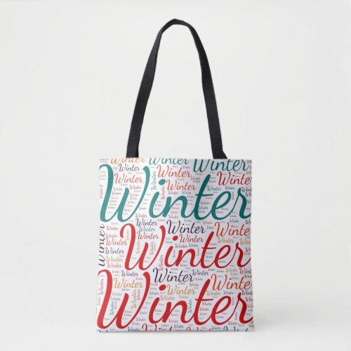 Winter Tote Bag