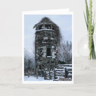 Winter Tower Card