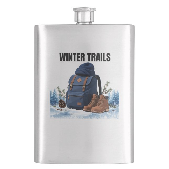 WINTER TRAILS FLASK (Front)