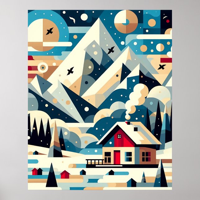 Winter Tranquility Poster (Front)