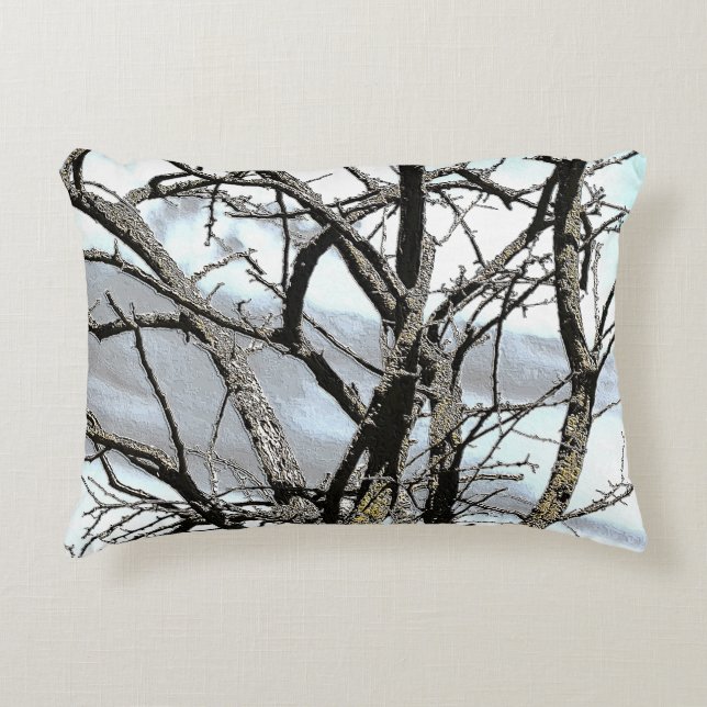 WINTER TREE ACCENT PILLOW (Front)
