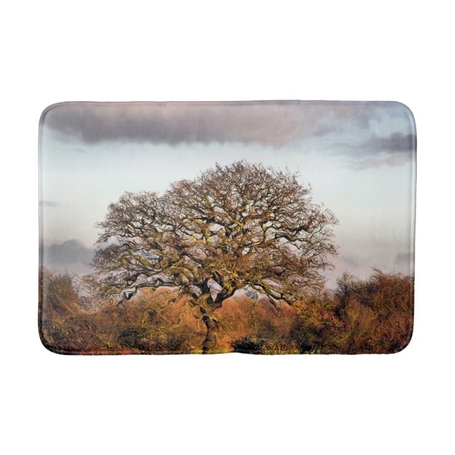 WINTER TREE BATHROOM MAT (Front)