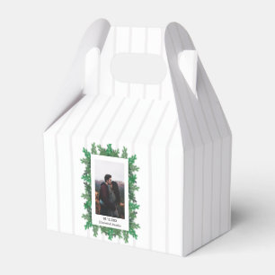 Winter Tree Branches Photo Wedding Favor Boxes
