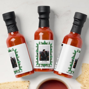 Winter Tree Branches Photo Wedding Hot Sauces