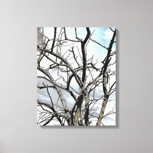 WINTER TREE CANVAS PRINT