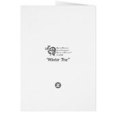 Winter Tree Card (Back)