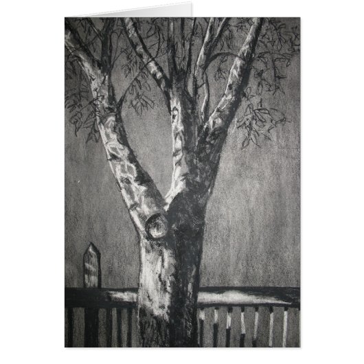 Winter Tree - Charcoal Cards (Front)