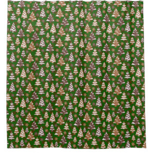 Winter Tree Cookies Shower Curtain