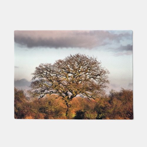 WINTER TREE DOORMAT