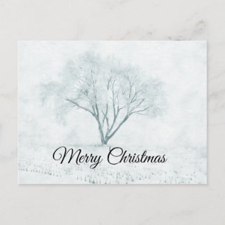 Winter Tree Holiday Postcard