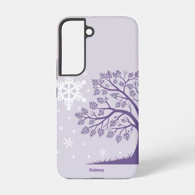 Winter Tree Melody Galaxy Case (Back)