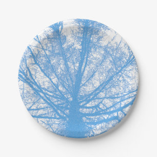 WINTER TREE PAPER PLATES