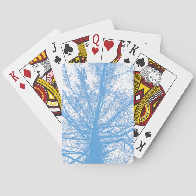 WINTER TREE POKER CARDS (Back)