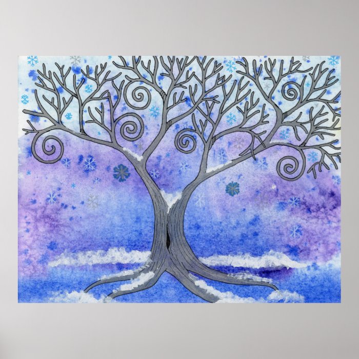 Winter Tree Poster