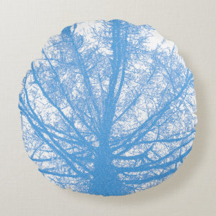 WINTER TREE ROUND PILLOW