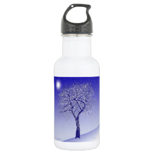 Winter Tree Stainless Steel Water Bottle