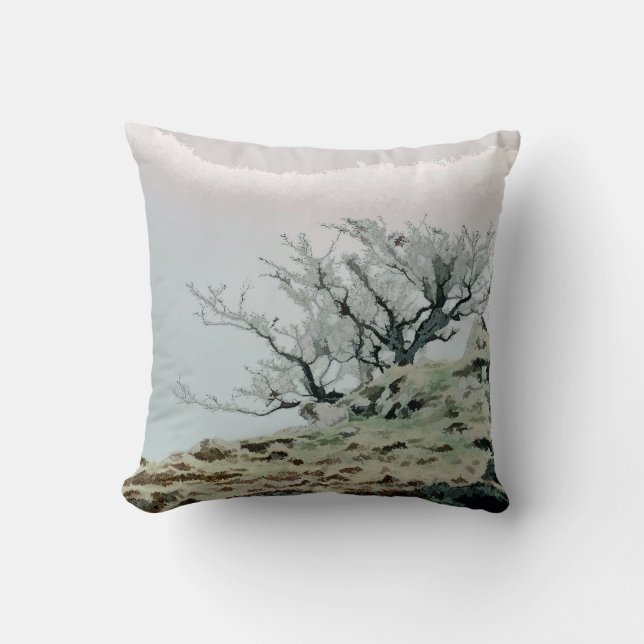 WINTER TREE THROW PILLOW (Front)
