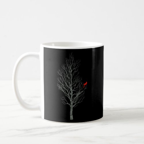 Winter Tree W Cardinal Bird Coffee Mug