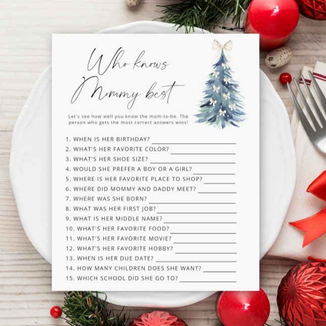 Winter tree Who knows mommy best (Creator Uploaded)