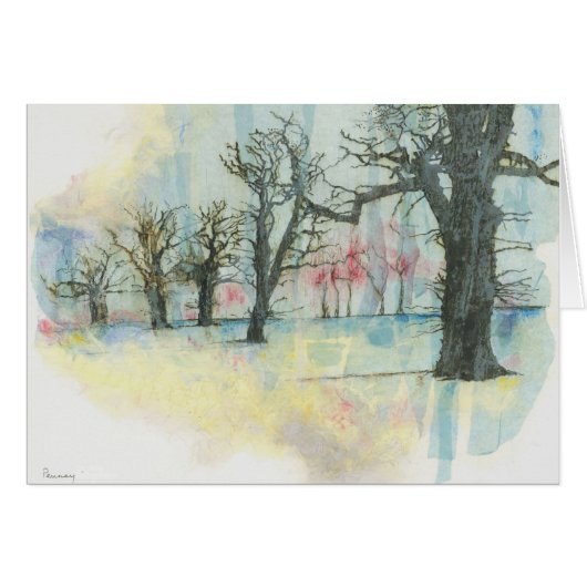 Winter trees cards (Front Horizontal)