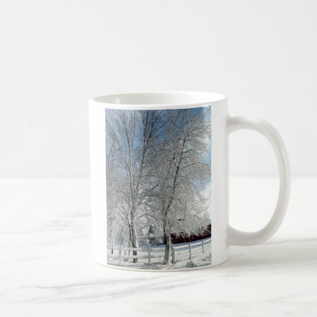 Winter trees coffee mug (Right)