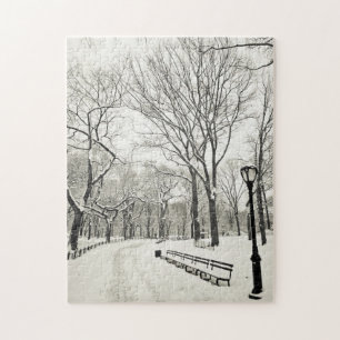 Winter Trees Covered in Snow Jigsaw Puzzle