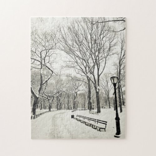 Winter Trees Covered in Snow Jigsaw Puzzle