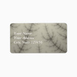 Winter Trees Fractal Label