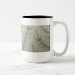 Winter Trees Fractal Two-Tone Coffee Mug
