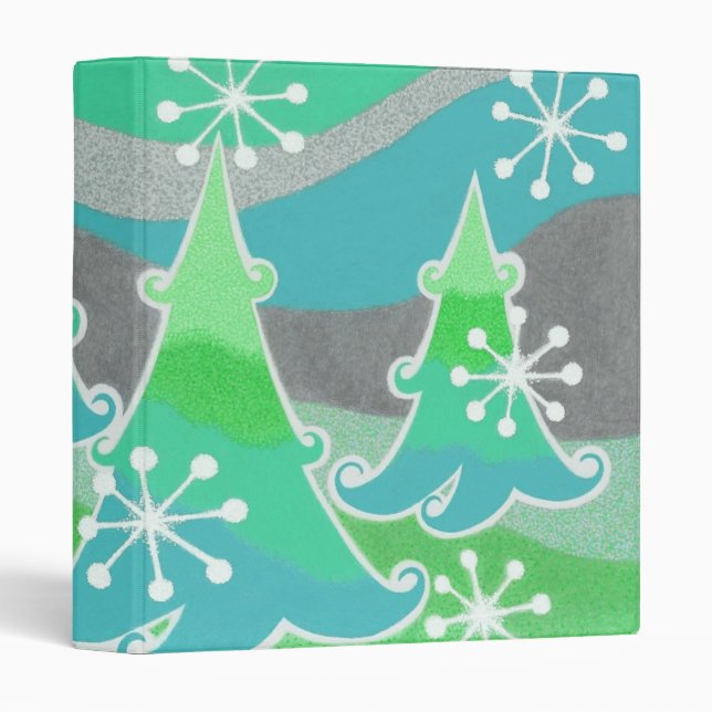 Winter Trees green binder (Front/Spine)
