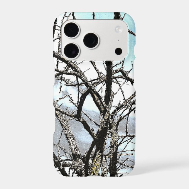 WINTER TREES  IPHONE CASE (Back)
