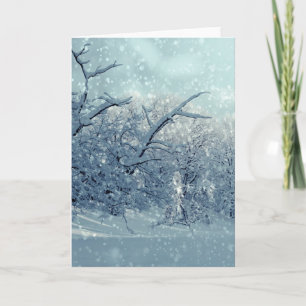 Winter Trees Landscape Card