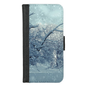Winter Trees Landscape iPhone 8/7 Wallet Case