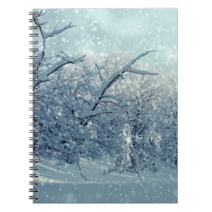 Winter Trees Landscape Notebook