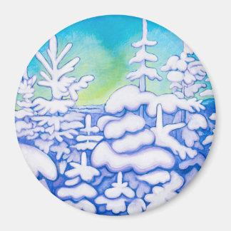 Winter Trees Magnet