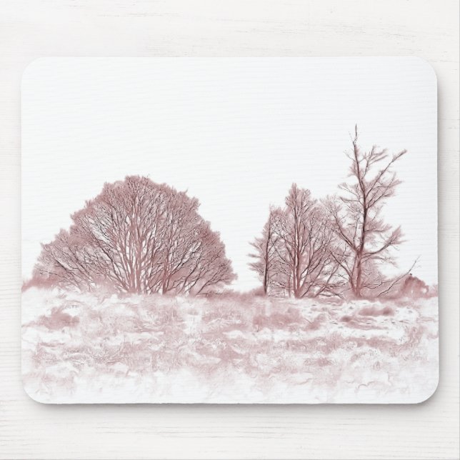 WINTER TREES MOUSE PAD (Front)